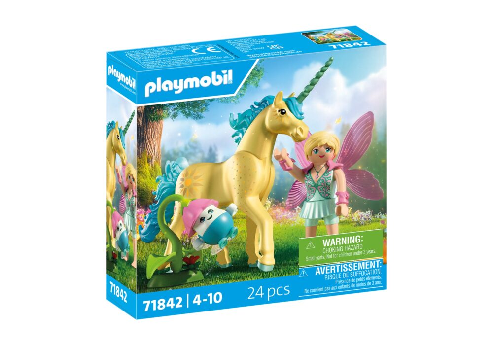 Alternative view of Playmobil 71842 Collectible Unicorn Sunshine Blossom with Fairy ยูนิคอร์นแฟนตาซี ซันไชน์บลอสซัม จอยลี่ และนางฟ้า