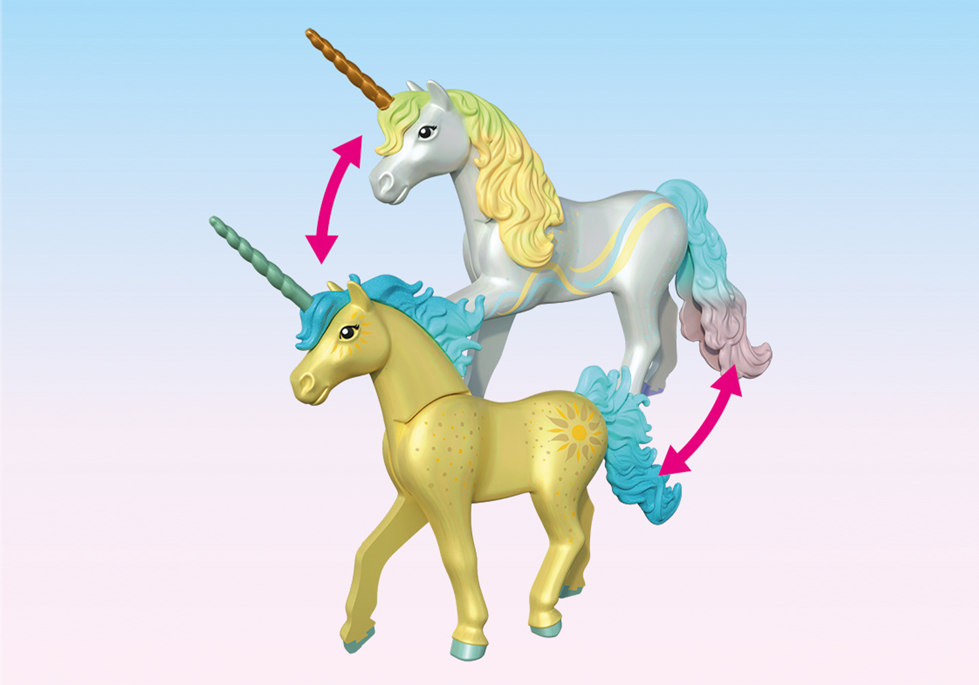 Playmobil 71842 Collectible Unicorn Sunshine Blossom with Fairy ยูนิคอร์นแฟนตาซี ซันไชน์บลอสซัม จอยลี่ และนางฟ้า - Image 4