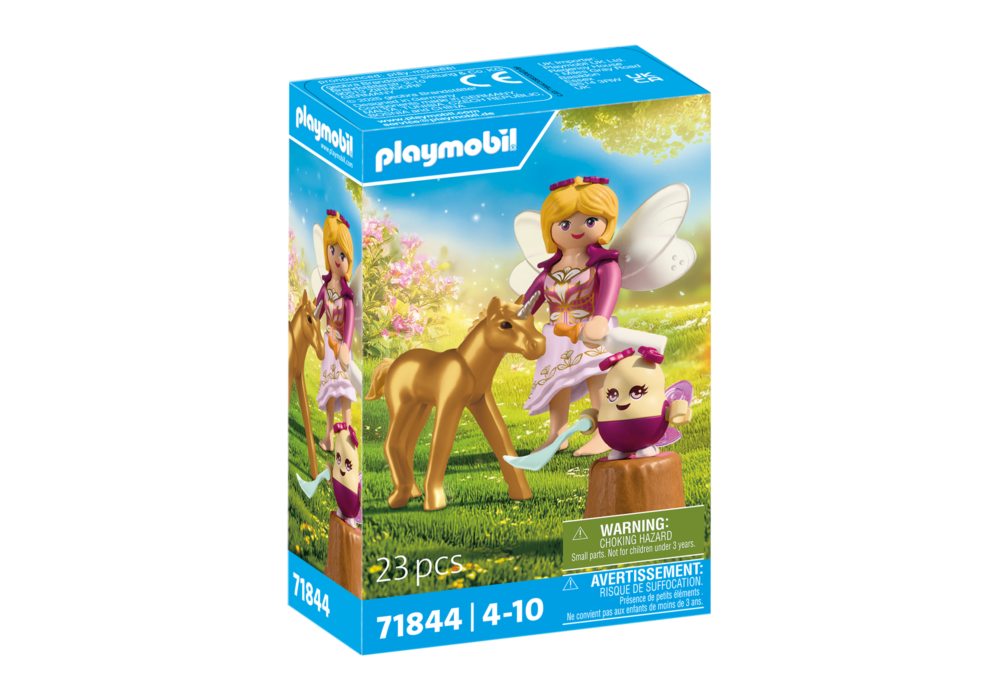 Alternative view of Playmobil 71844 Golden Unicorn Foal with Fairy ยูนิคอร์นแฟนตาซี ลูกยูนิคอร์นทองคำ จอยลี่ และนางฟ้า