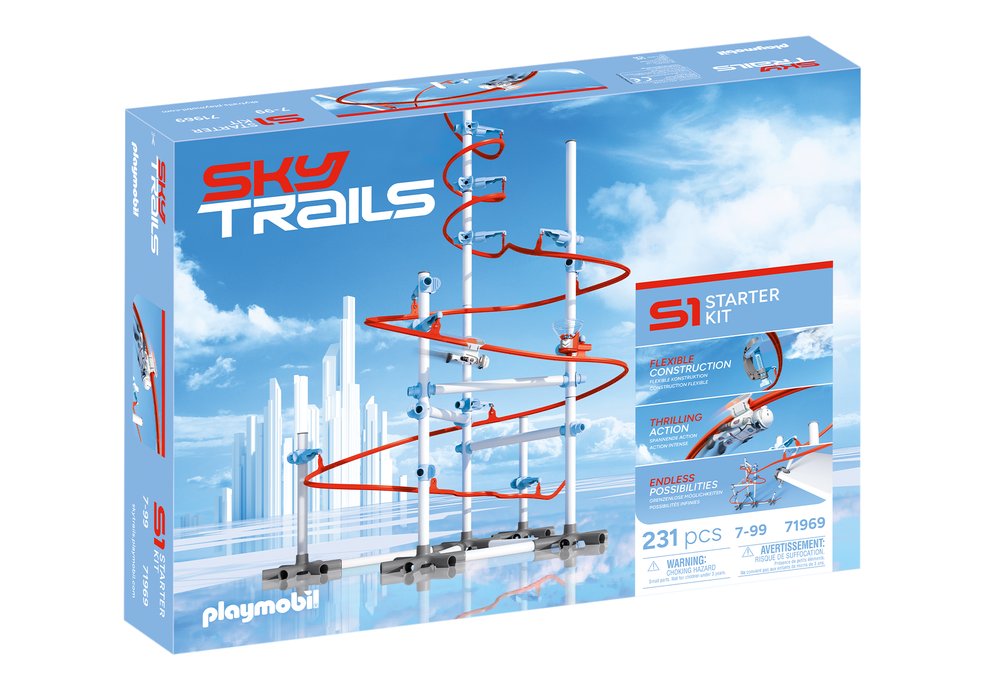 Playmobil 71969 Sky Trails: Starter Kit สกายเทรลส์ ชุดเริ่มต้นรางลอยฟ้า - Image 2