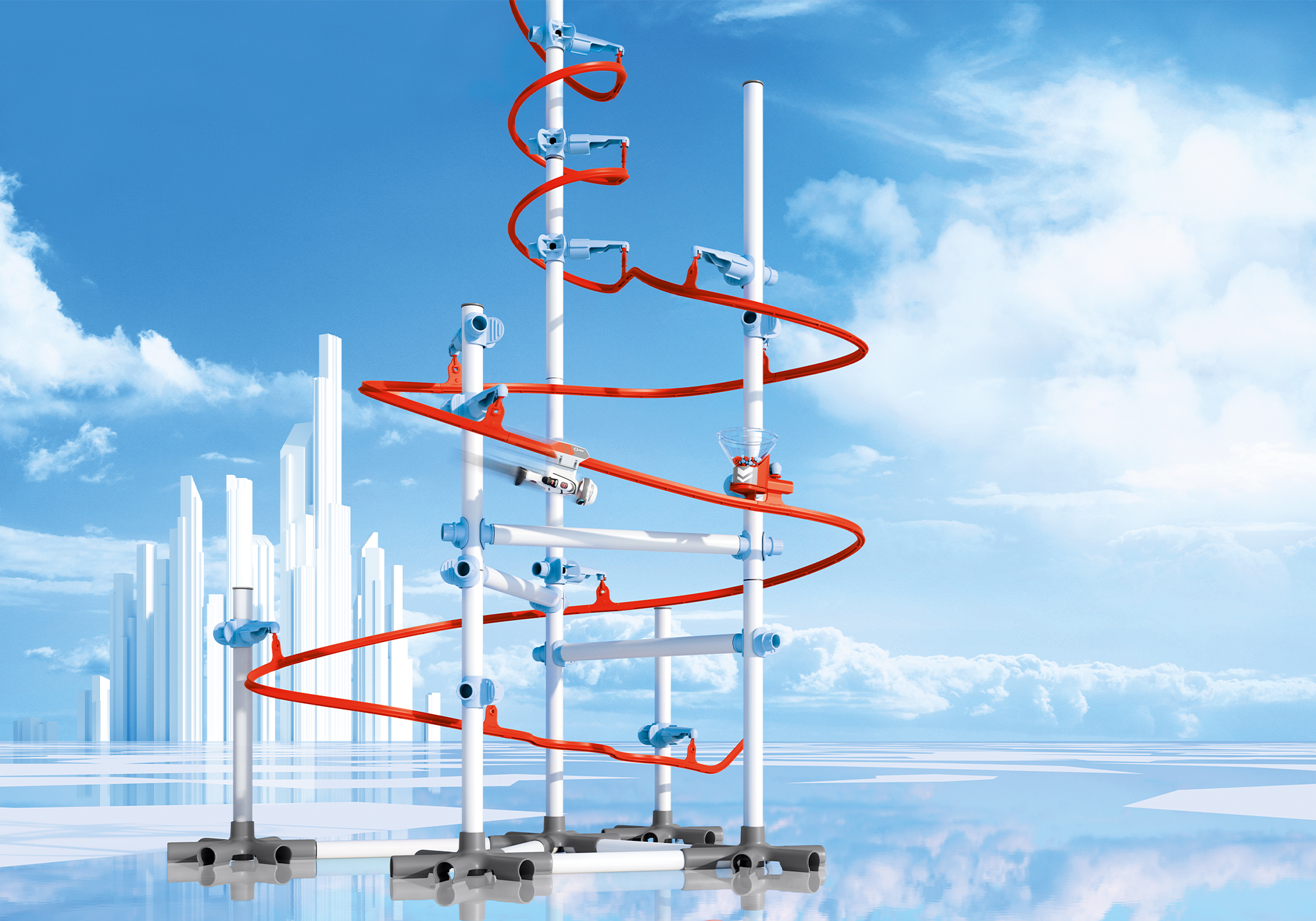 Playmobil 71969 Sky Trails: Starter Kit สกายเทรลส์ ชุดเริ่มต้นรางลอยฟ้า