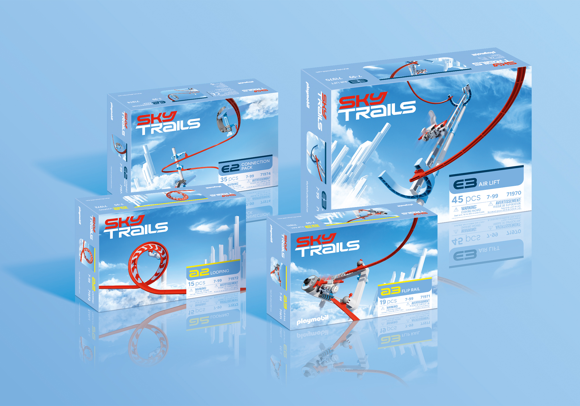 Playmobil 71969 Sky Trails: Starter Kit สกายเทรลส์ ชุดเริ่มต้นรางลอยฟ้า - Image 6