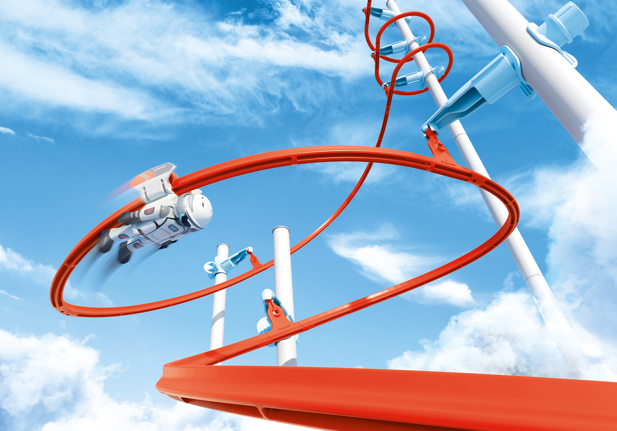 Playmobil 71969 Sky Trails: Starter Kit สกายเทรลส์ ชุดเริ่มต้นรางลอยฟ้า - Image 7