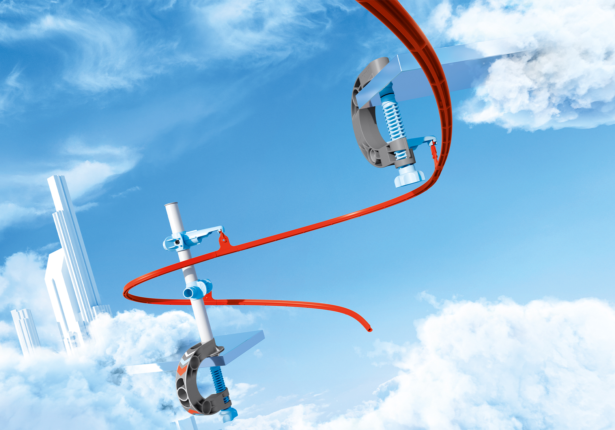 Playmobil 71969 Sky Trails: Starter Kit สกายเทรลส์ ชุดเริ่มต้นรางลอยฟ้า - Image 8