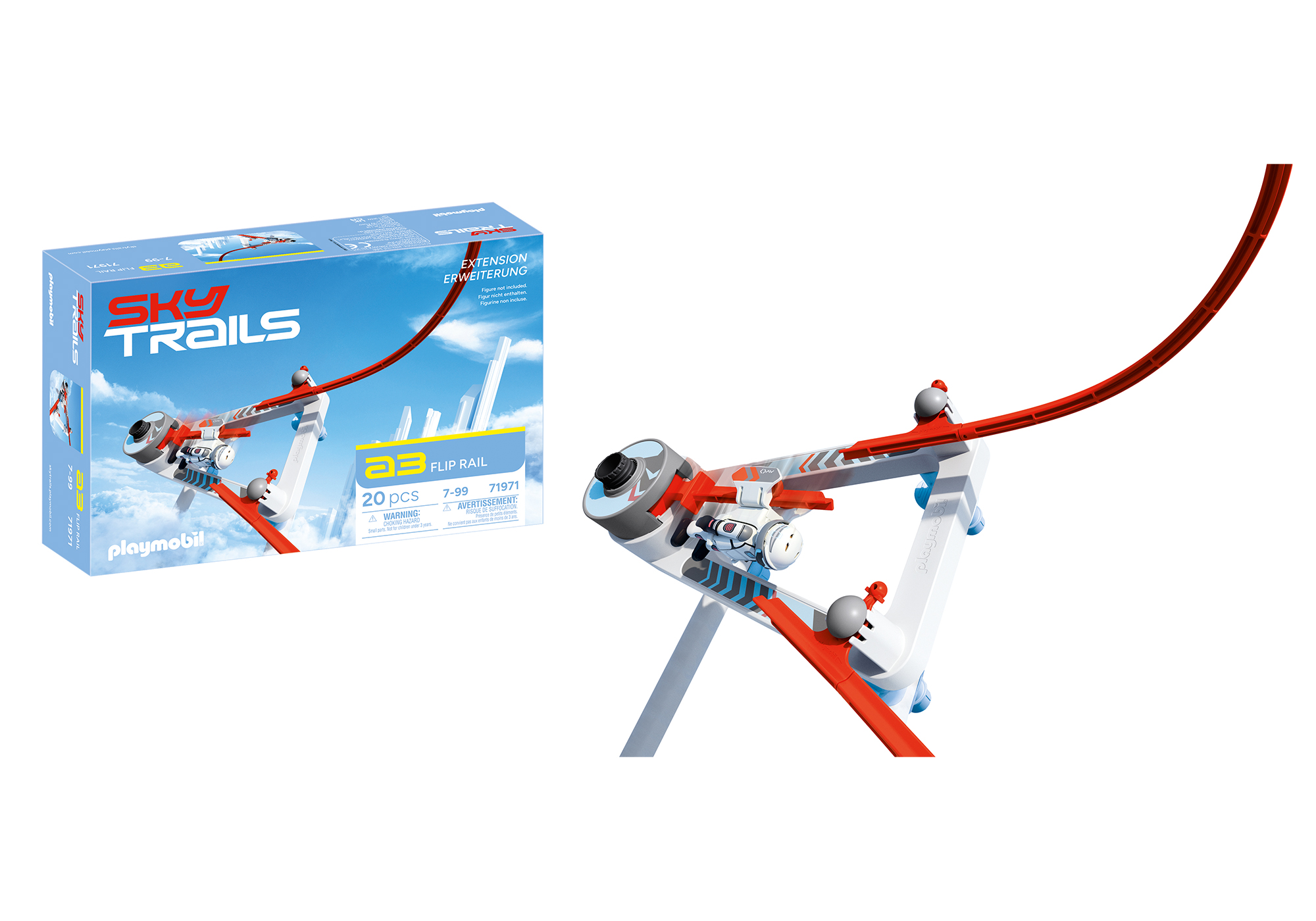 Playmobil 71971 Sky Trails: Flip Rail สกายเทรลส์ สลับรางลอยฟ้า - Image 4