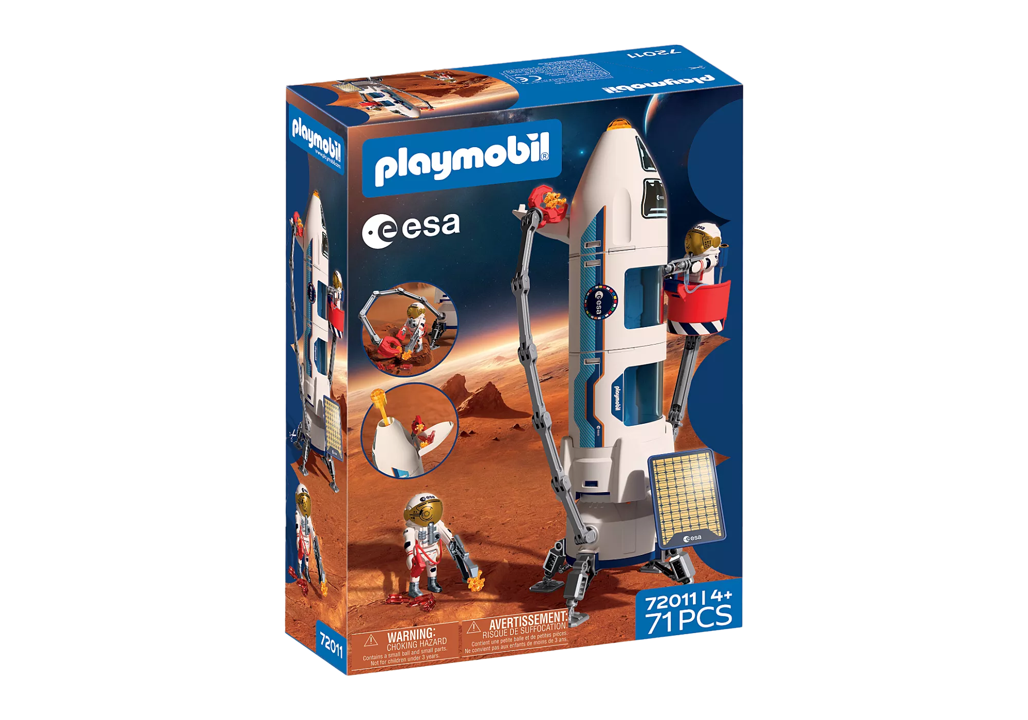 Playmobil 72011 ESA: Mars Research Rocket ESA จรวดวิจัยดาวอังคาร (มีไฟ มีเสียง) พร้อมฐานยิง - Image 2