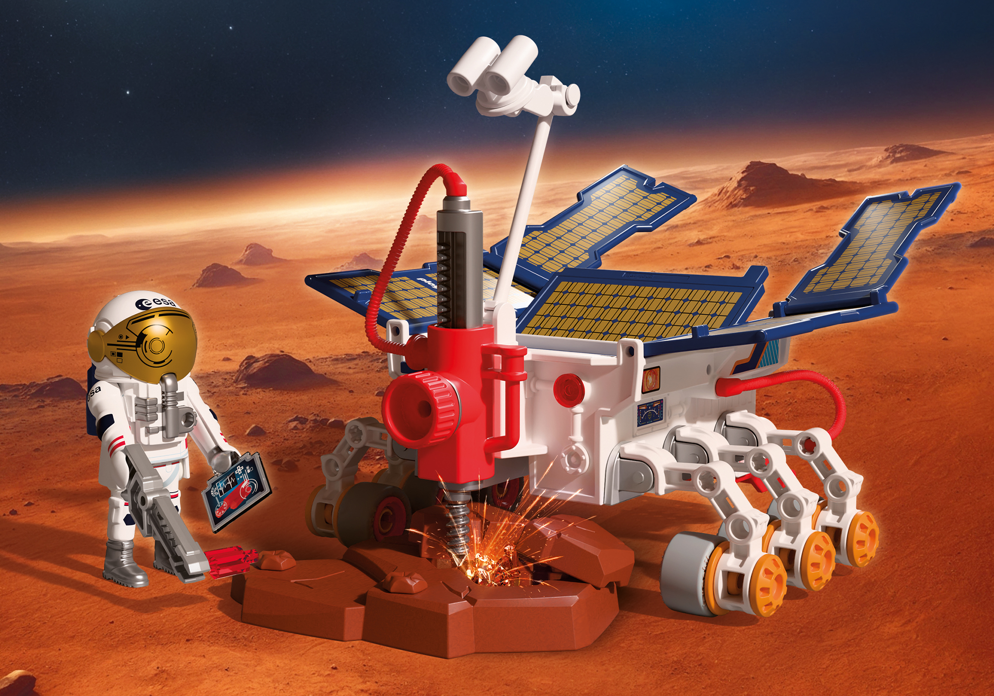 Playmobil 72012 ESA: Mars Exploration Rover ESA รถสำรวจพื้นผิวดาวอังคาร