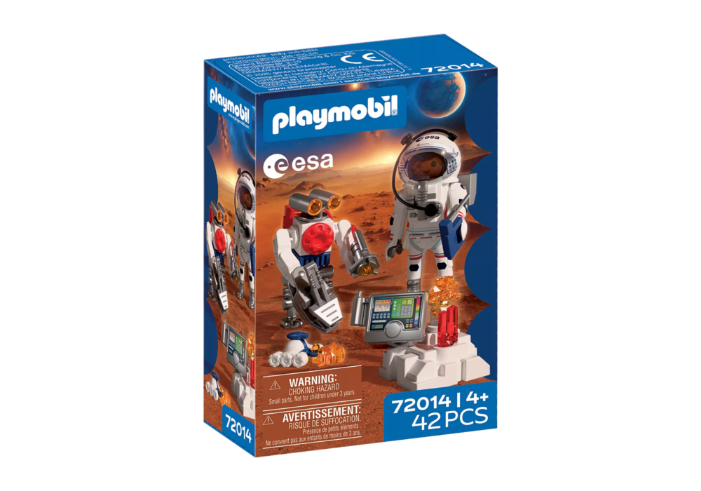 Alternative view of Playmobil 72014 ESA: Astronaut with Robot ESA นักบินอวกาศและหุ่นยนต์