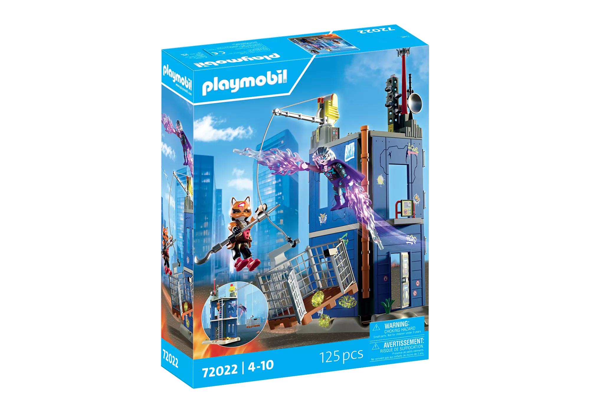 Playmobil 72022 Duel at the Hero-Tower ฮีโร่ ศึกดวลบนฮีโร่ทาวเวอร์ โครนาร์ ปะทะ เบลซเทล - Image 2