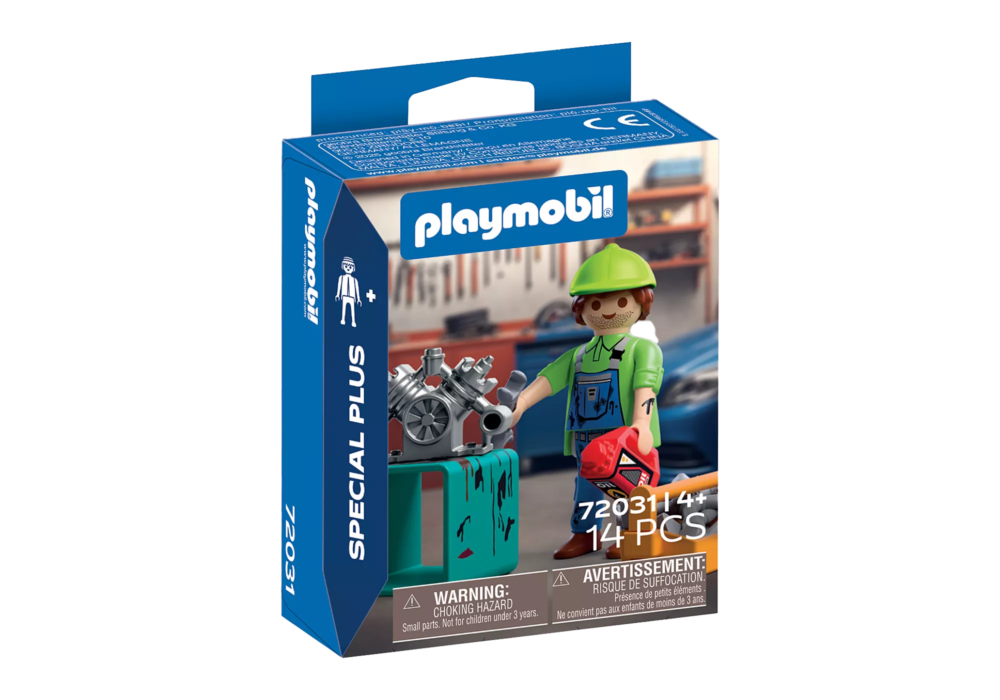 Alternative view of Playmobil 72031 Mechanic สเปเชียล ช่างซ่อมบำรุง