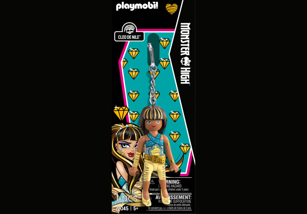 Playmobil 72045 Monster High Cleo De Nile Keychain มอนสเตอร์ไฮ พวงกุญแจ คลีโอ เดอ ไนล์