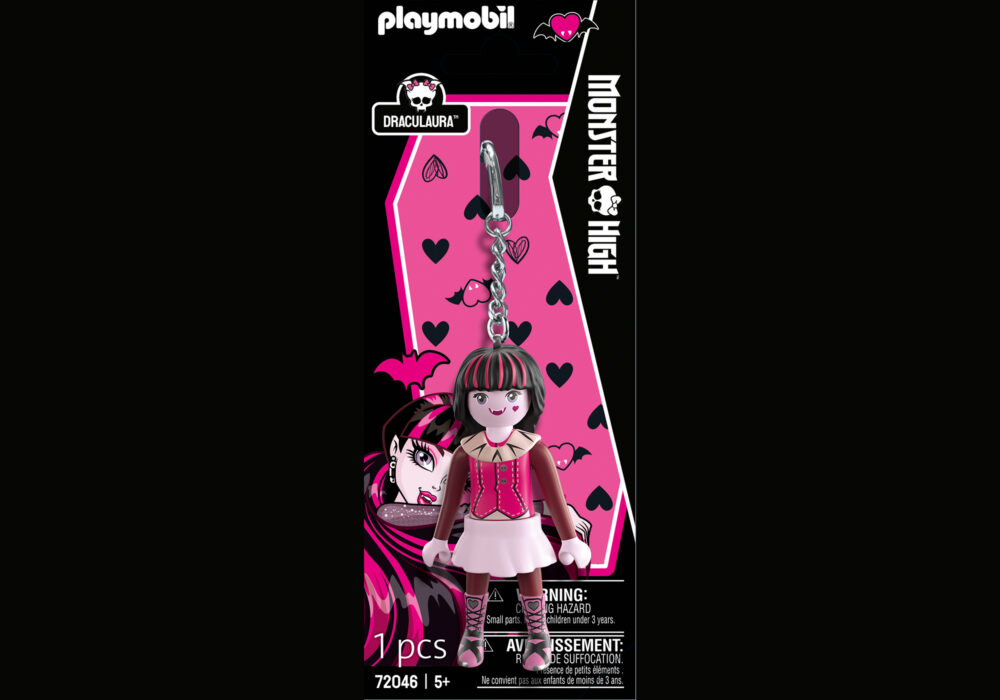 Playmobil 72046 Monster High Draculaura Keychain มอนสเตอร์ไฮ พวงกุญแจ แดรกคูลอร่า