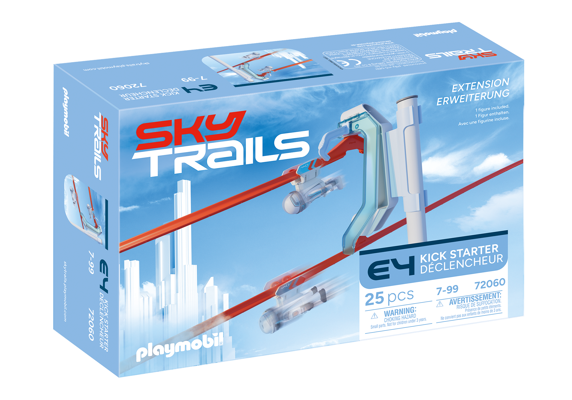 Playmobil 72060 Sky Trails: Kick Starter สกายเทรลส์ ชุดรางดีดตัวส่งสปีด - Image 2