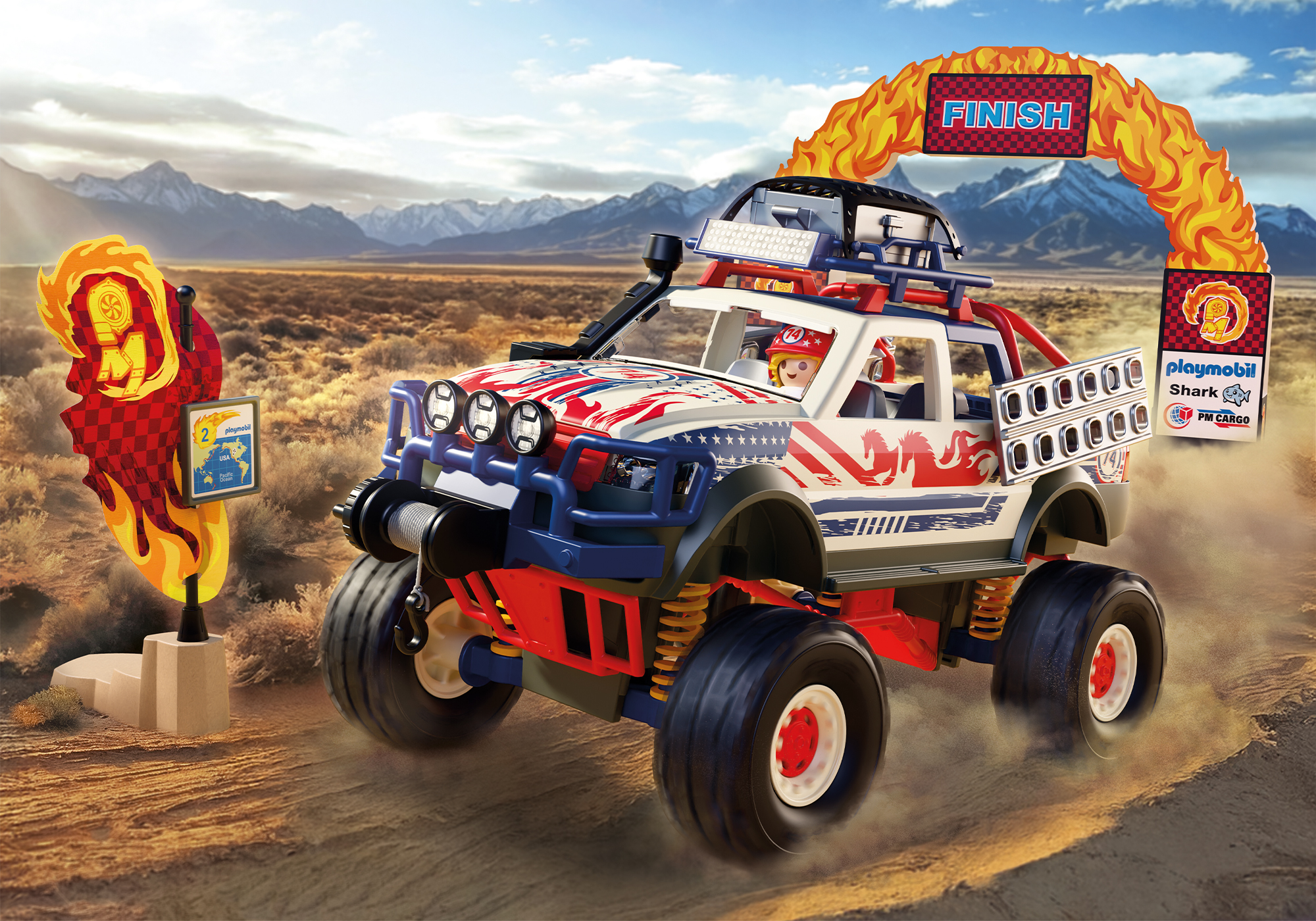 Playmobil 72061 Off-Road Truck รถออฟโรด รถกระบะออฟโรดจอมพลัง