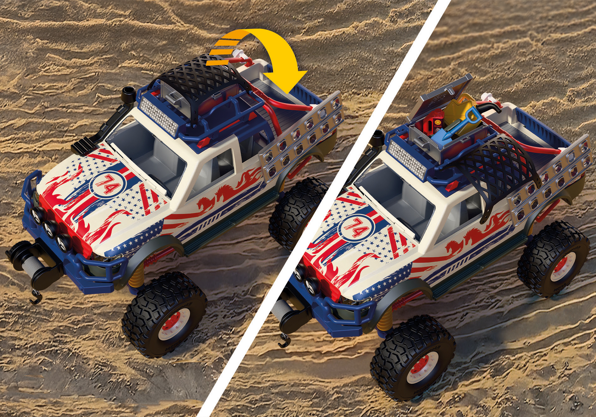 Playmobil 72061 Off-Road Truck รถออฟโรด รถกระบะออฟโรดจอมพลัง - Image 5