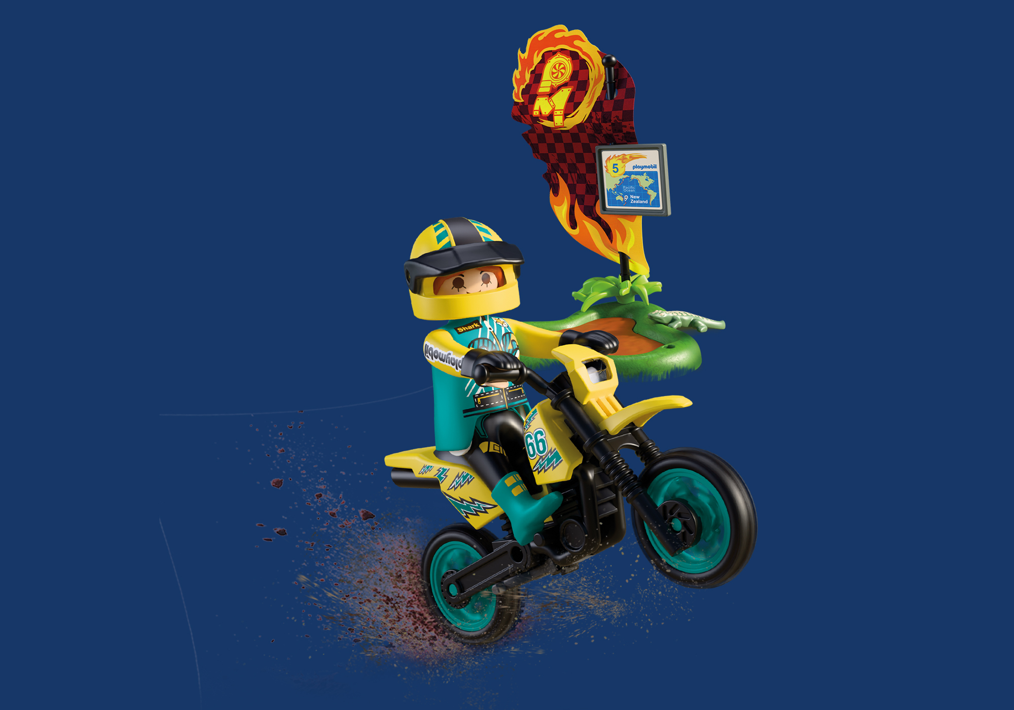 Playmobil 72065 Off-Road Motor Bike รถออฟโรด มอเตอร์ไซค์วิบากออฟโรด - Image 3