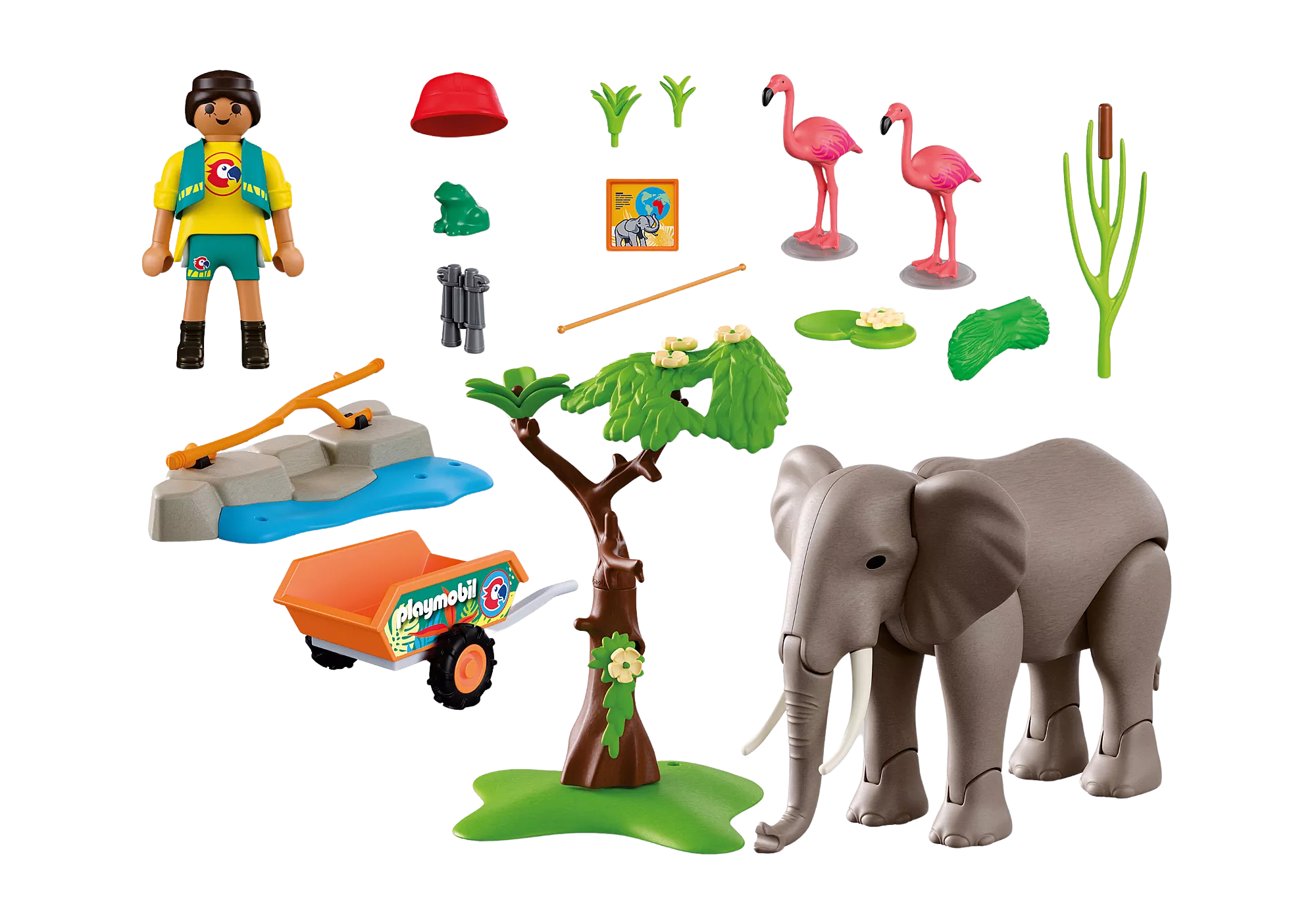 Playmobil 72068 Elephant with Zookeeper โปรโมแพ็ค ช้างพลายและผู้ดูแล - Image 3