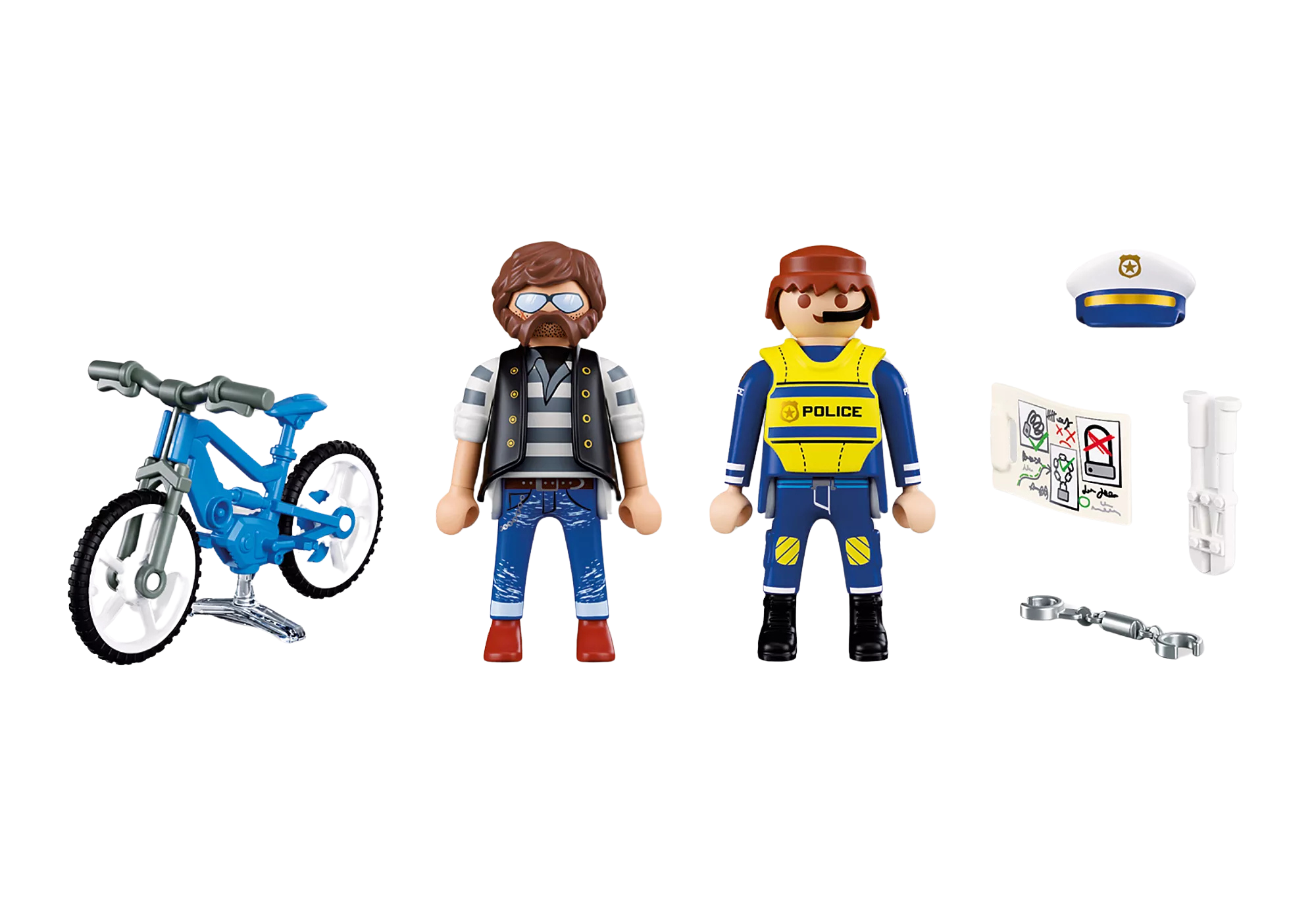 Playmobil 72076 Bicycle Theft ตำรวจ คดีโจรกรรมจักรยาน - Image 3