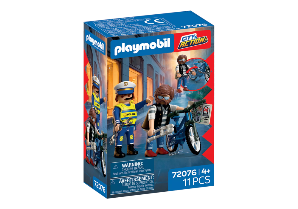 Alternative view of Playmobil 72076 Bicycle Theft ตำรวจ คดีโจรกรรมจักรยาน