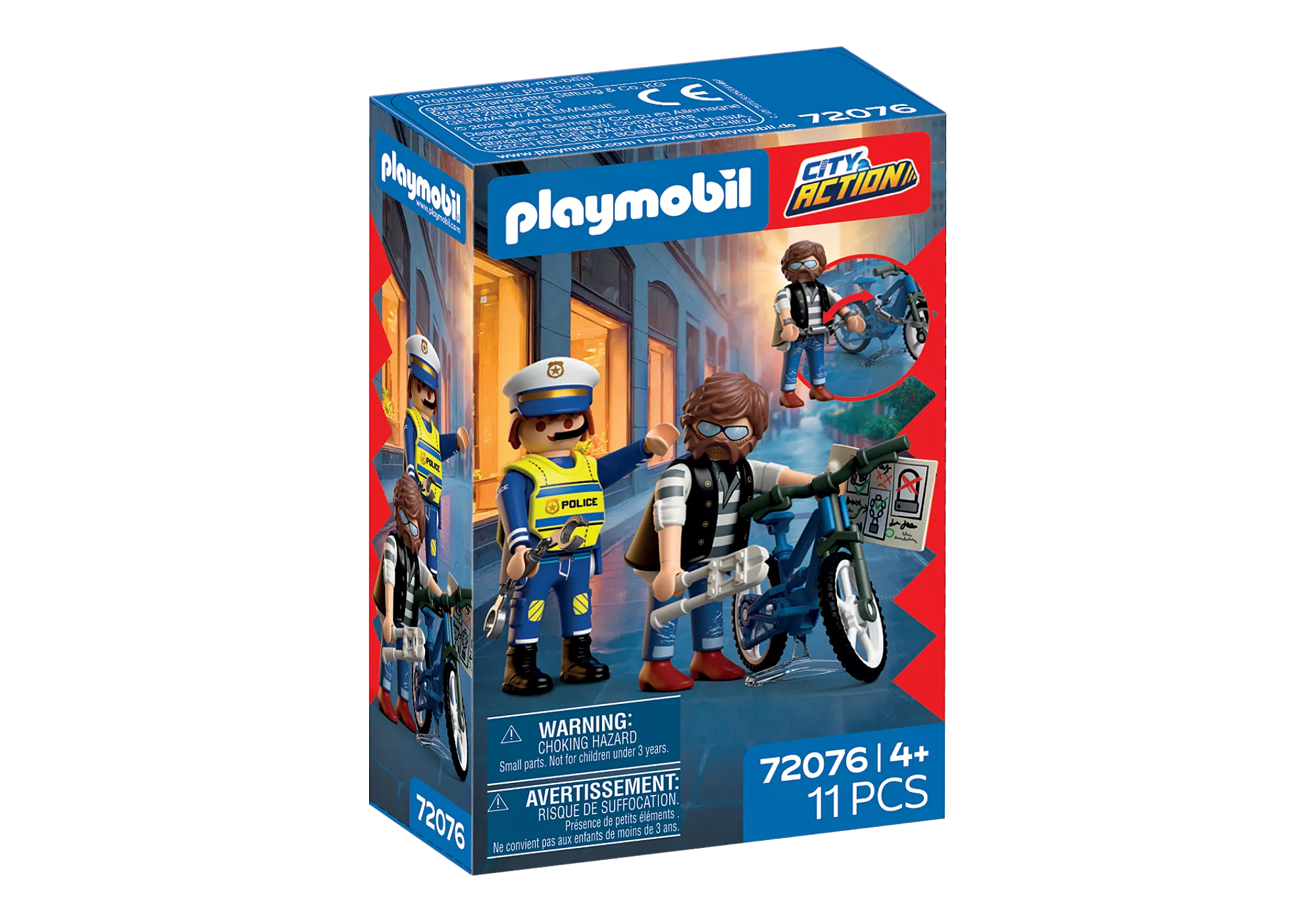 Playmobil 72076 Bicycle Theft ตำรวจ คดีโจรกรรมจักรยาน - Image 2