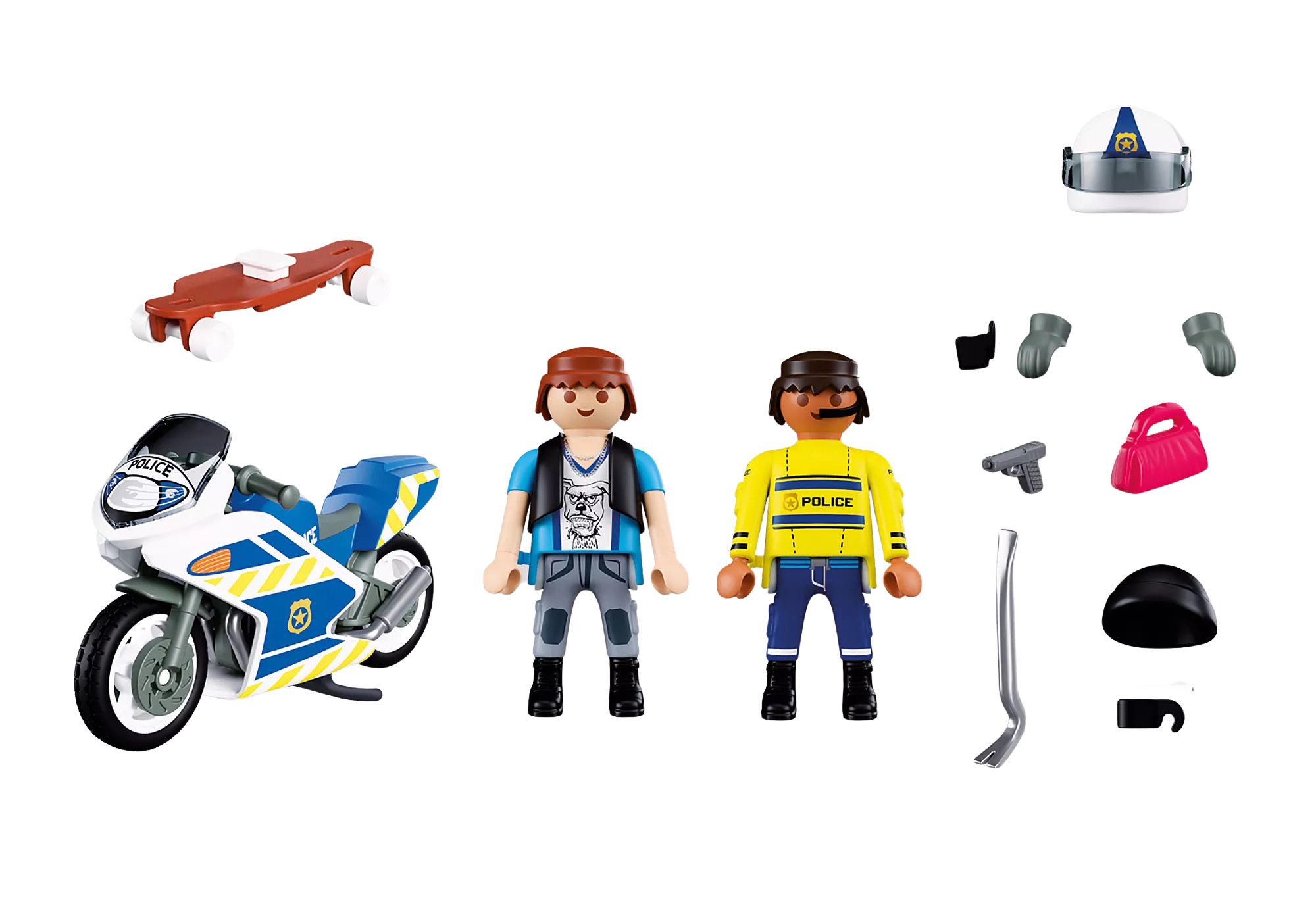 Playmobil 72079 Motorcycle Chase ตำรวจ มอเตอร์ไซค์ไล่ล่าระทึก - Image 3
