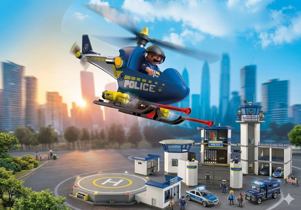 Playmobil 72080 Police Helicopter ตำรวจ เฮลิคอปเตอร์ตำรวจจู่โจม