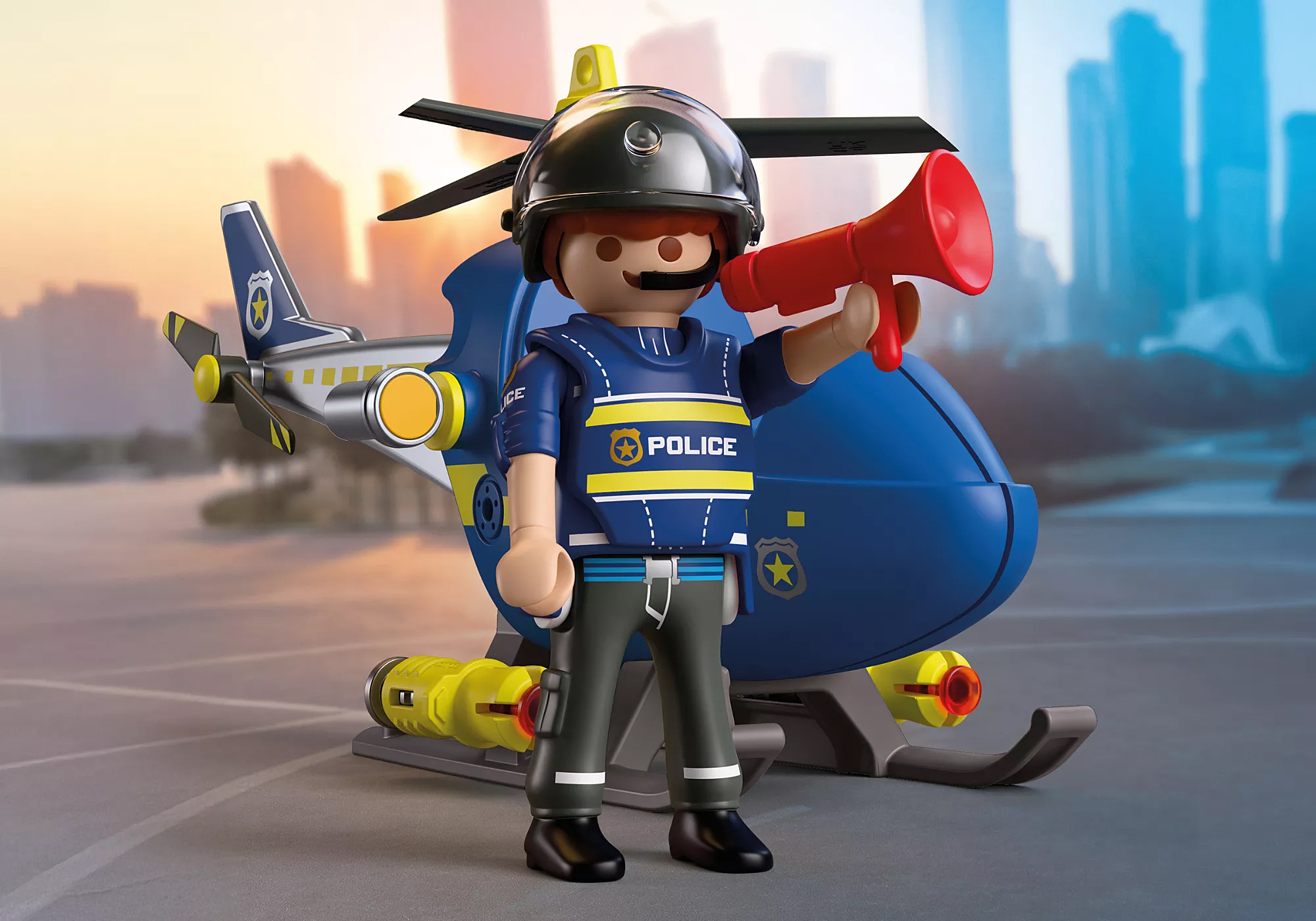 Playmobil 72080 Police Helicopter ตำรวจ เฮลิคอปเตอร์ตำรวจจู่โจม - Image 6