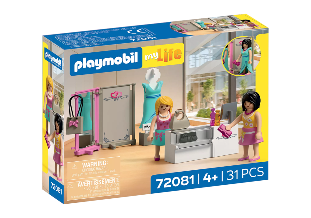 Alternative view of Playmobil 72081 Trendy Fashion Boutique ช๊อปปิ้ง ร้านขายเสื้อผ้าบูติกแฟชั่นสุดชิค