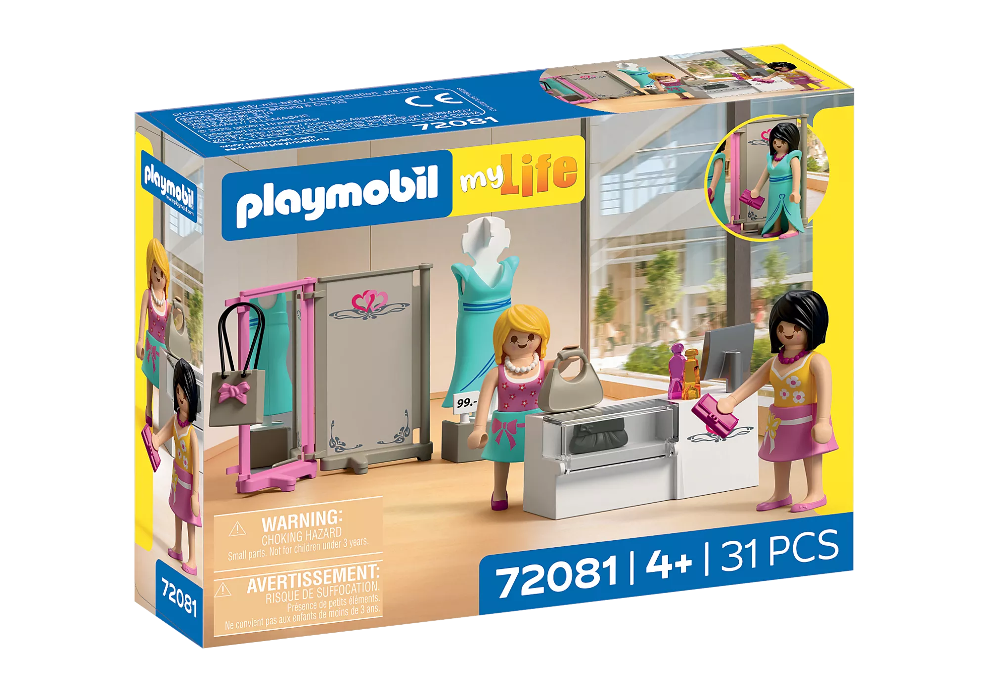 Playmobil 72081 Trendy Fashion Boutique ช๊อปปิ้ง ร้านขายเสื้อผ้าบูติกแฟชั่นสุดชิค - Image 2