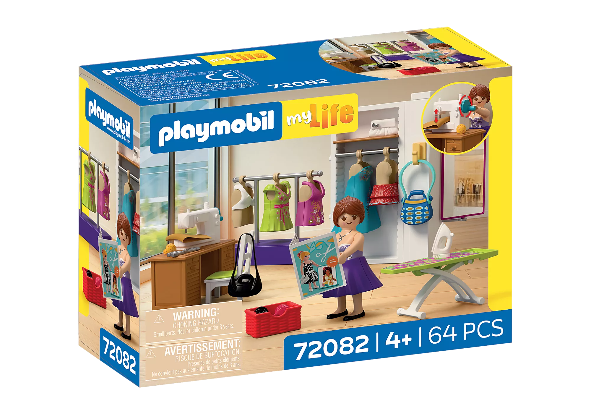 Playmobil 72082 Creative Fashion Designer ช๊อปปิ้ง ดีไซน์เนอร์สาวกับสตูดิโอ - Image 2