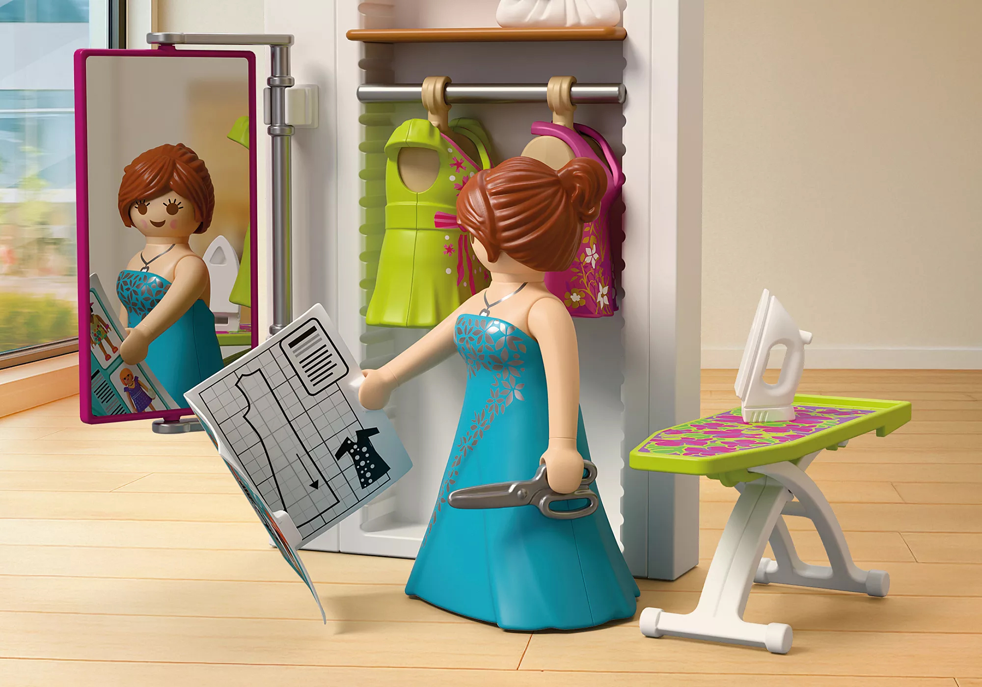 Playmobil 72082 Creative Fashion Designer ช๊อปปิ้ง ดีไซน์เนอร์สาวกับสตูดิโอ - Image 6