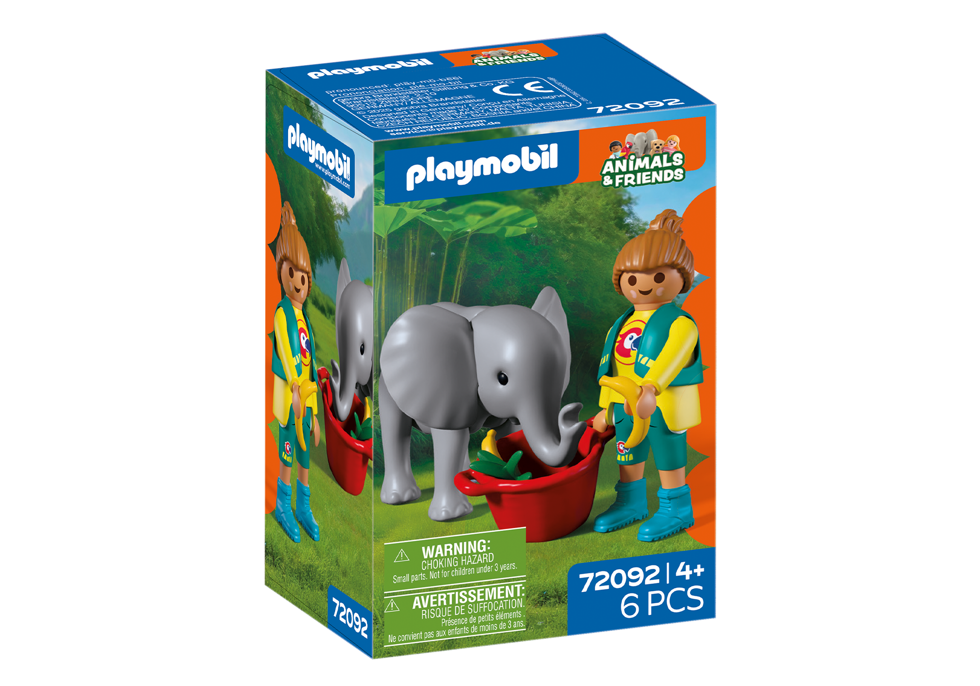Playmobil 72092 Zoo: Baby Elephant and Zookeeper สวนสัตว์ ลูกช้างและเจ้าหน้าที่ดูแล - Image 2