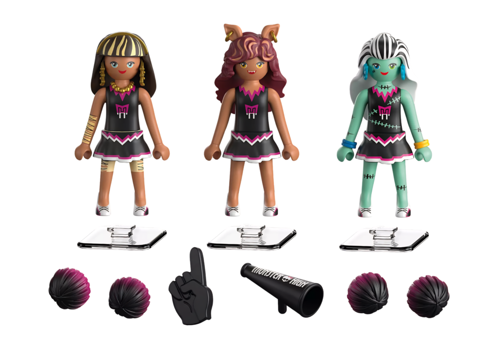 Playmobil 71992 Monster High Fear Squad ของเล่นบทบาทสมมติ มอนสเตอร์ไฮ แก๊งสาวเชียร์ลีดเดอร์ - Image 2
