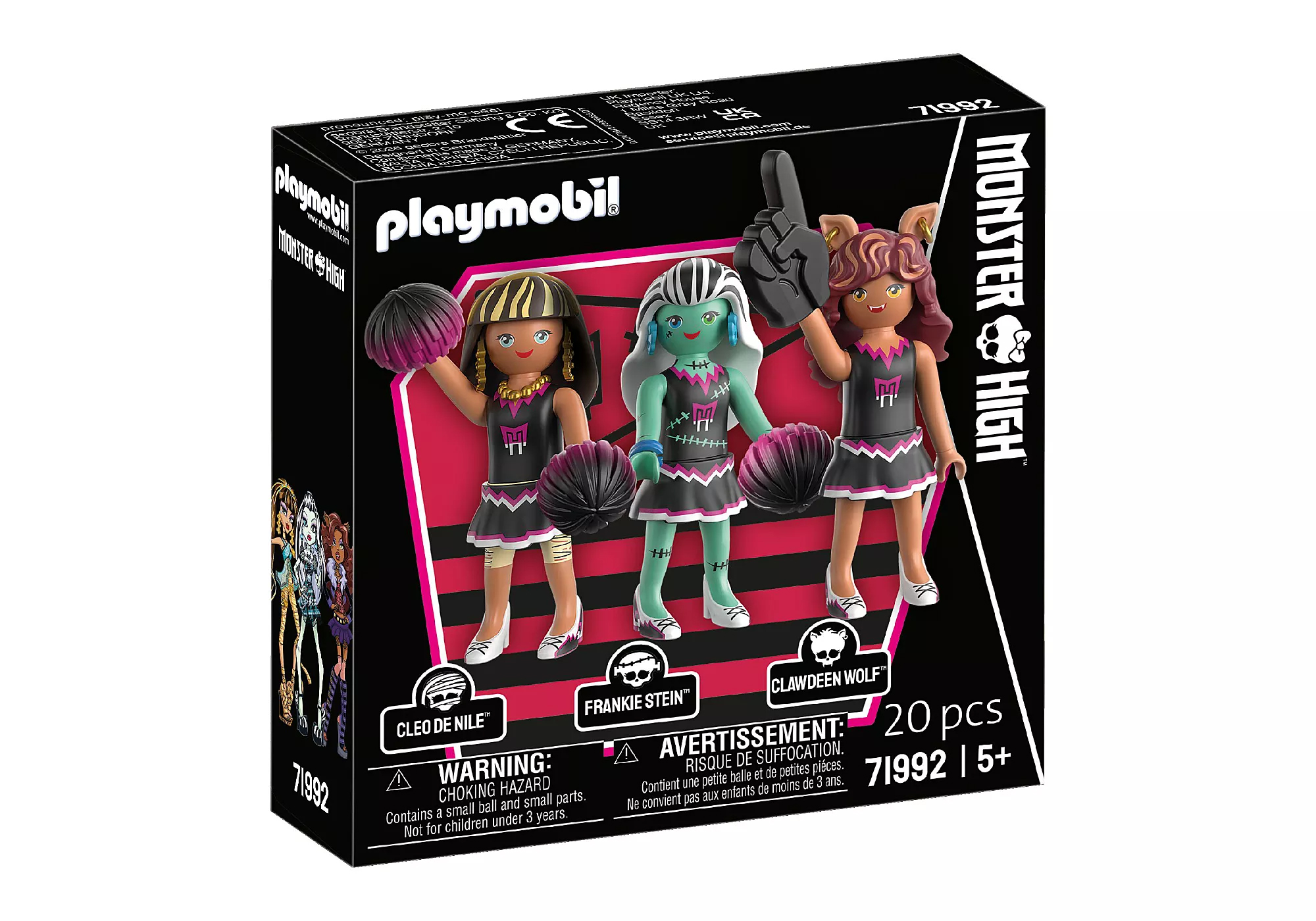 Playmobil 71992 Monster High Fear Squad ของเล่นบทบาทสมมติ มอนสเตอร์ไฮ แก๊งสาวเชียร์ลีดเดอร์ - Image 3