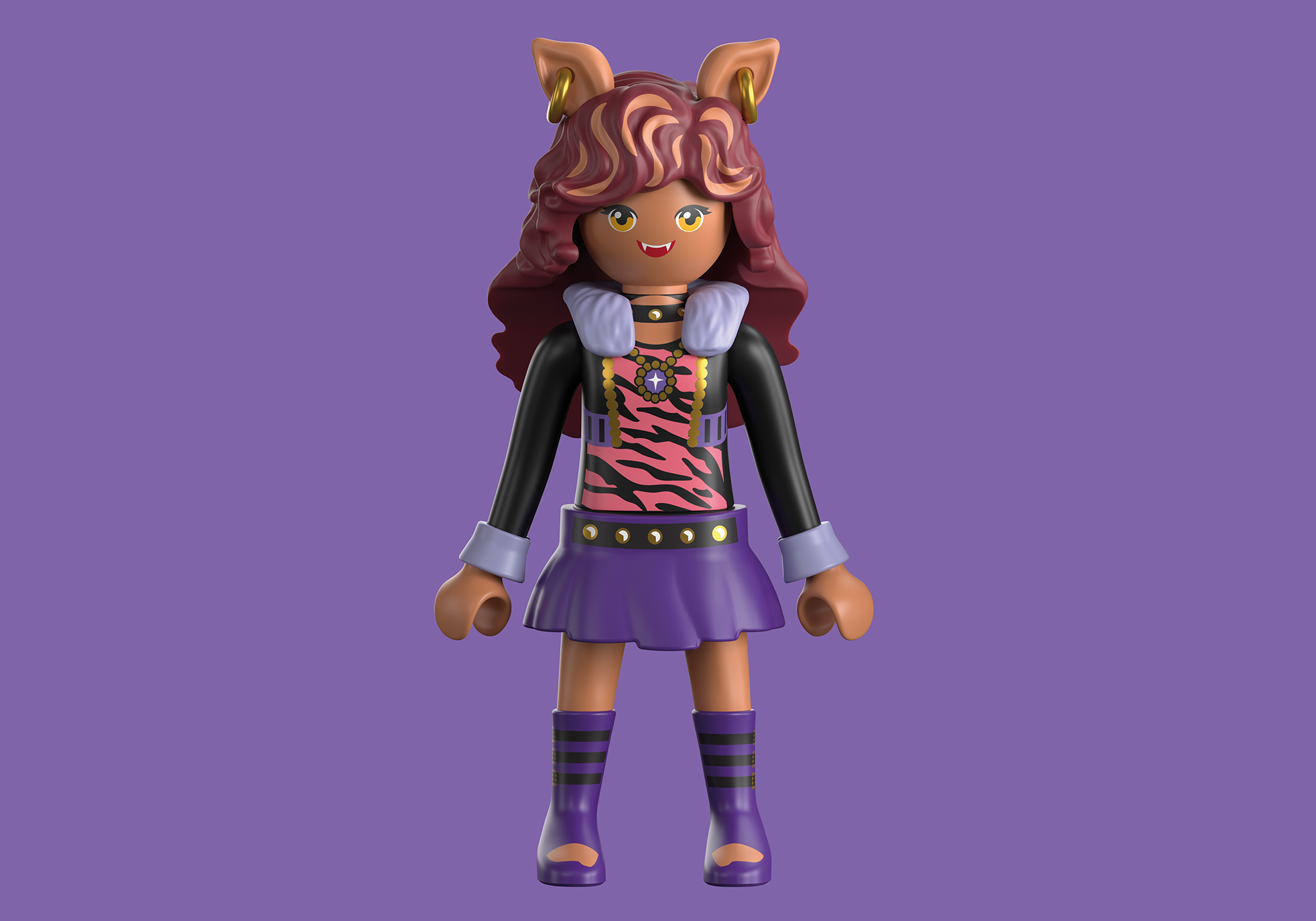 Playmobil 71993 Monster High Clawdeen Wolf ของเล่นบทบาทสมมติ มอนสเตอร์ไฮ คลอดีน วูล์ฟ - Image 5
