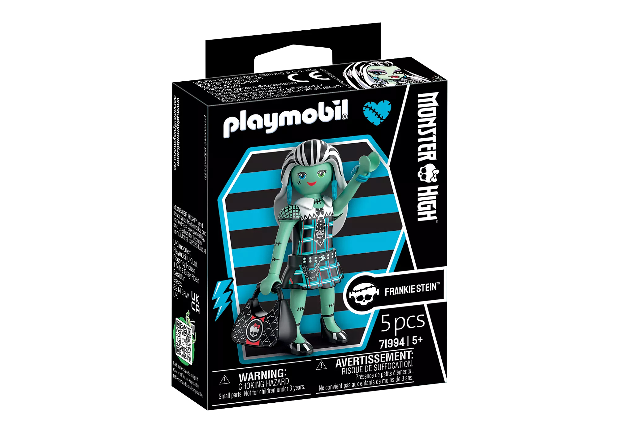 Playmobil 71994 Monster High Frankie Stein ของเล่นบทบาทสมมติ มอนสเตอร์ไฮ แฟรงกี้ สไตน์ - Image 3