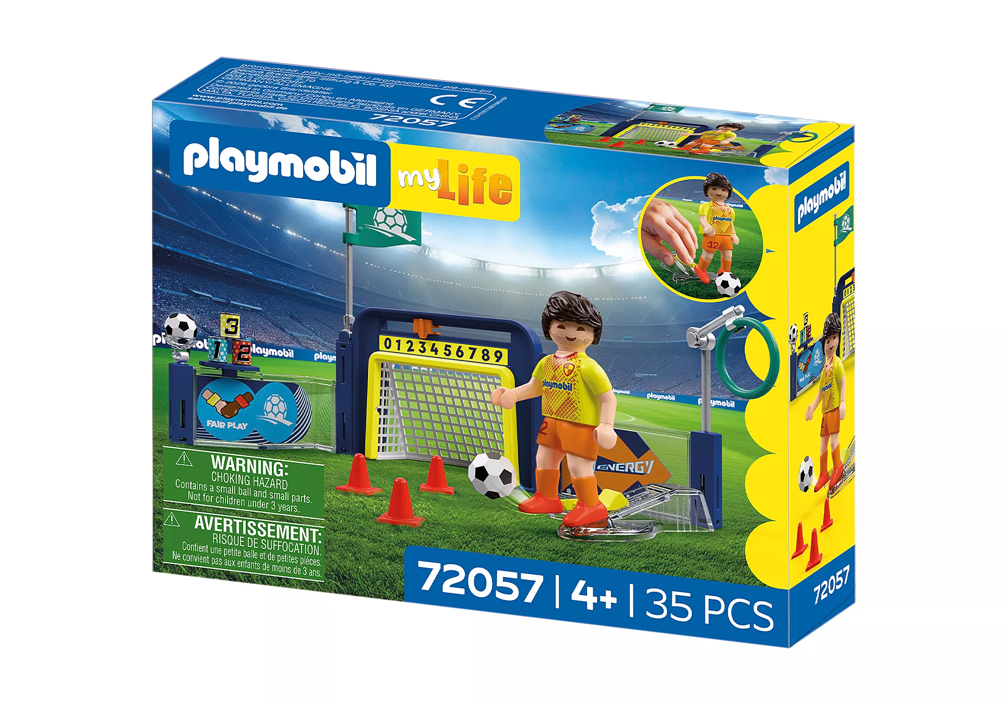 Playmobil 72057 Soccer Training Station ของเล่นบทบาทสมมติ ฟุตบอล สนามฝึกซ้อมฟุตบอล - Image 3
