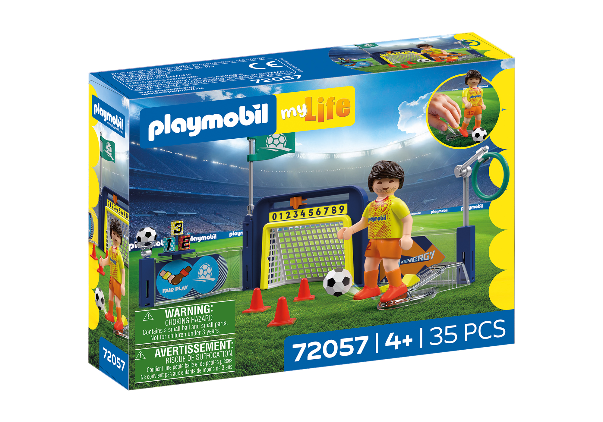 Playmobil 72057 Soccer Training Station ของเล่นบทบาทสมมติ ฟุตบอล สนามฝึกซ้อมฟุตบอล - Image 4