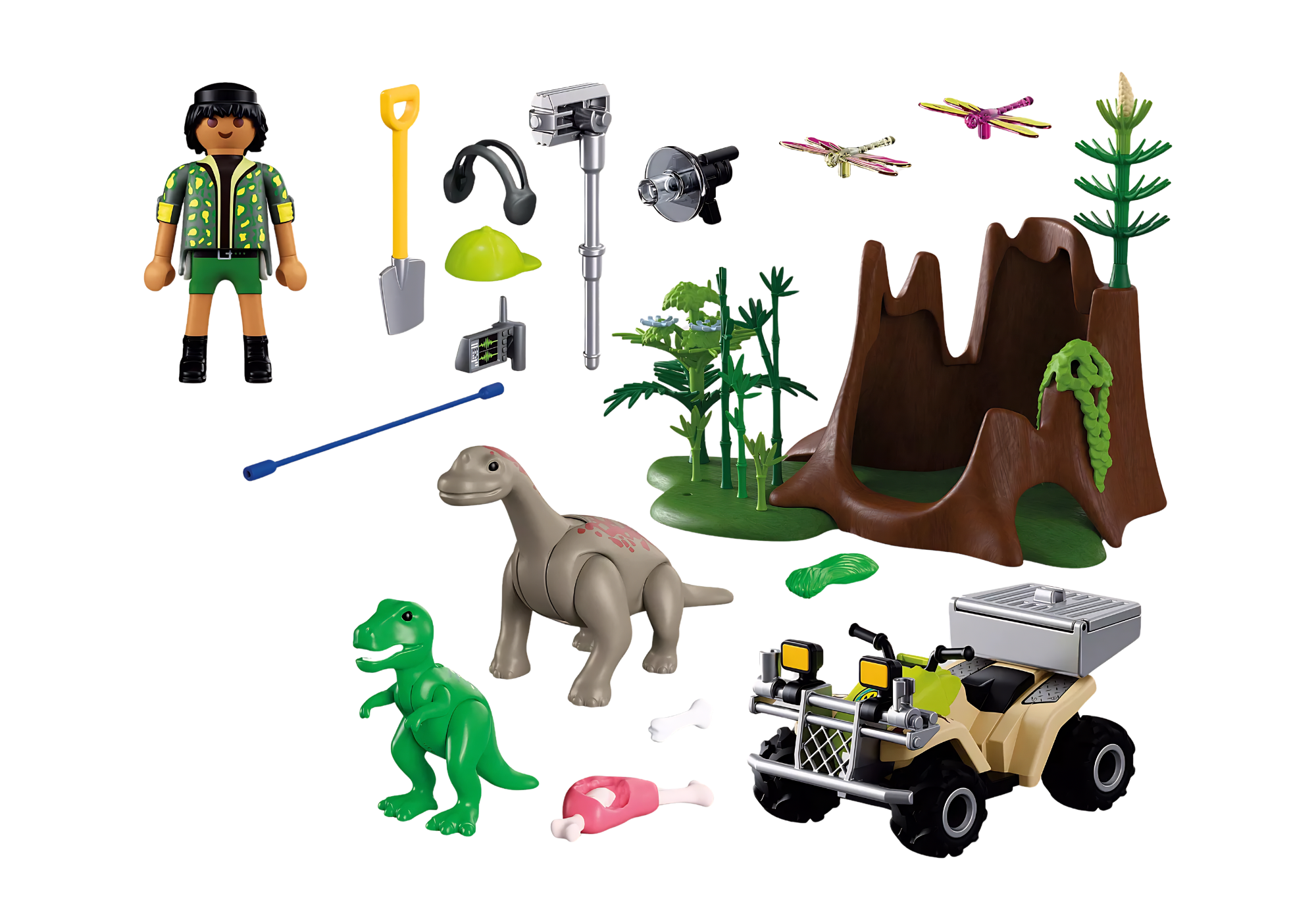 Playmobil 72069 Dino Hideaway ของเล่นบทบาทสมมติ โปรโมแพ็ค ที่ซ่อนไดโนเสาร์ - Image 2