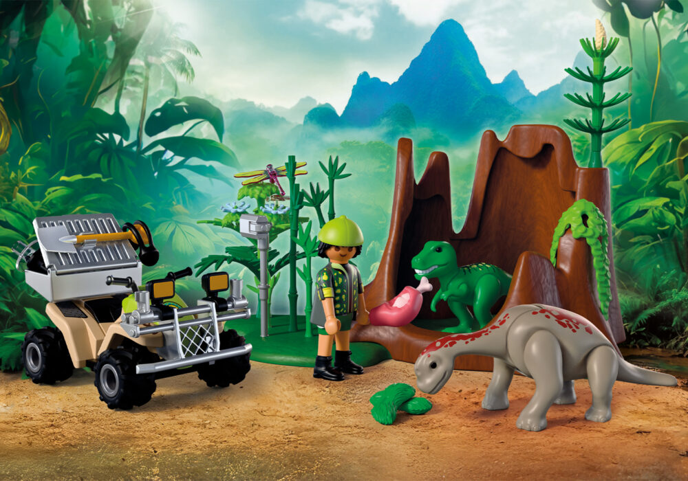 Playmobil 72069 Dino Hideaway ของเล่นบทบาทสมมติ โปรโมแพ็ค ที่ซ่อนไดโนเสาร์