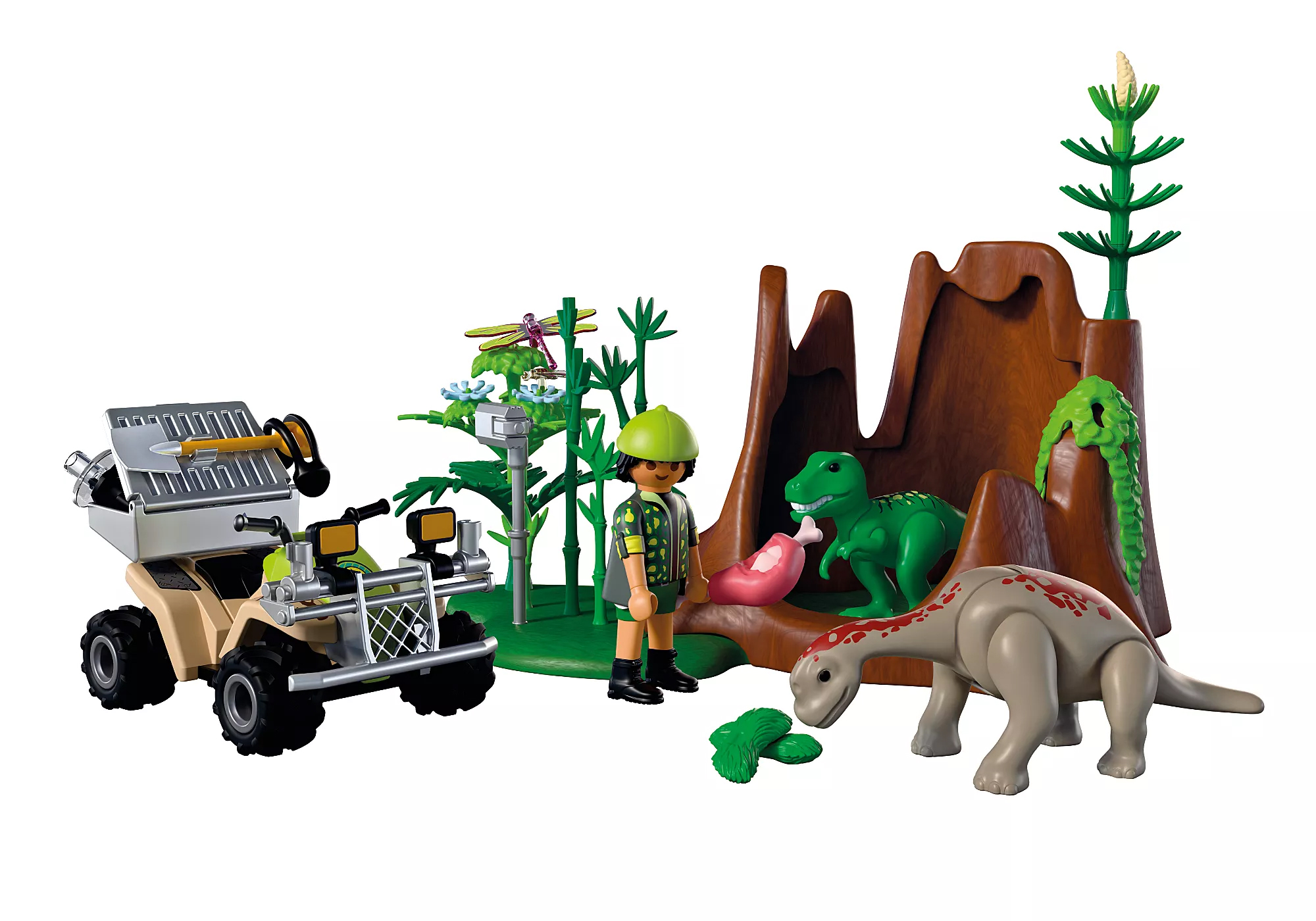 Playmobil 72069 Dino Hideaway ของเล่นบทบาทสมมติ โปรโมแพ็ค ที่ซ่อนไดโนเสาร์ - Image 4