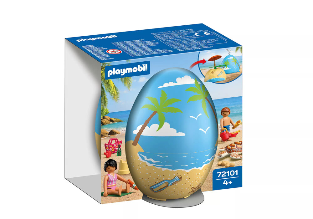 Alternative view of Playmobil 72101 Play Egg: Beach Vacation ของเล่นบทบาทสมมติ ไข่ของเล่น เที่ยวทะเล