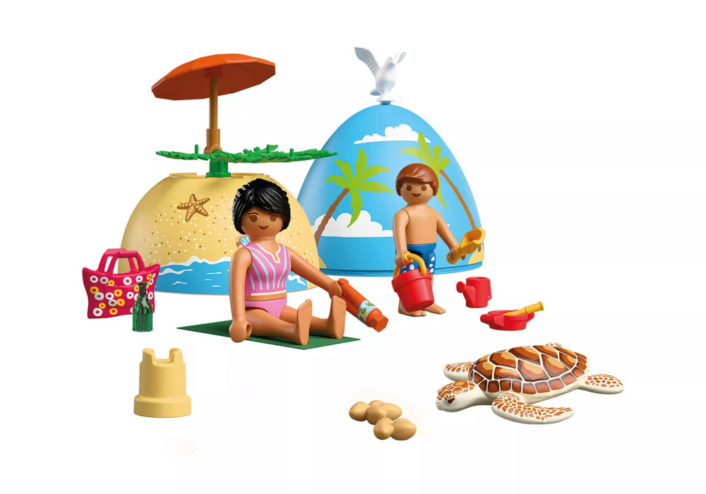 Playmobil 72101 Play Egg: Beach Vacation ของเล่นบทบาทสมมติ ไข่ของเล่น เที่ยวทะเล - Image 3