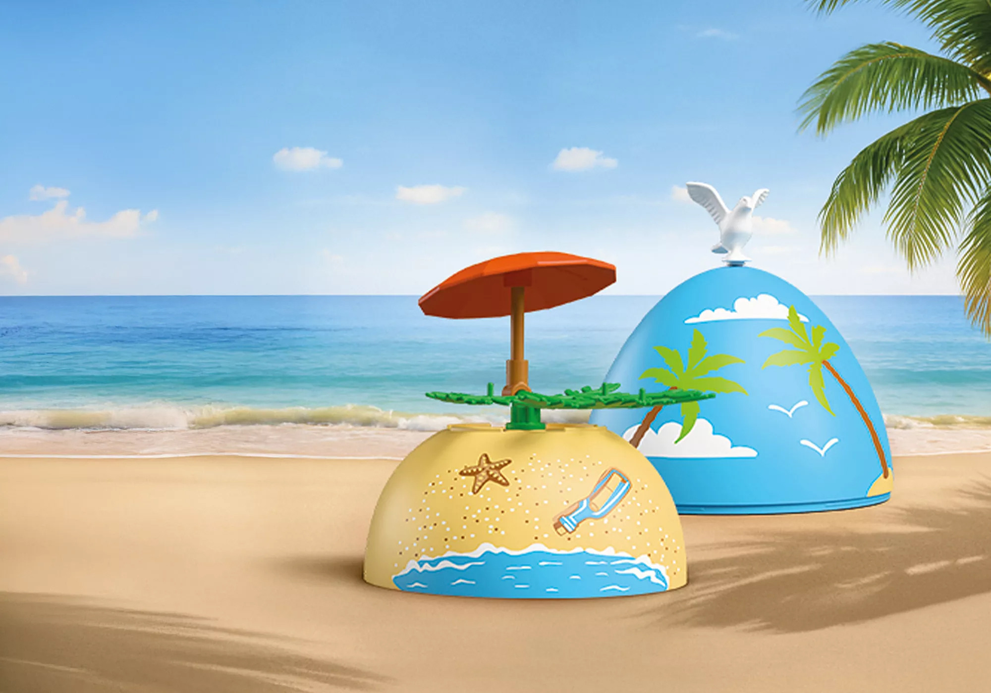 Playmobil 72101 Play Egg: Beach Vacation ของเล่นบทบาทสมมติ ไข่ของเล่น เที่ยวทะเล - Image 4