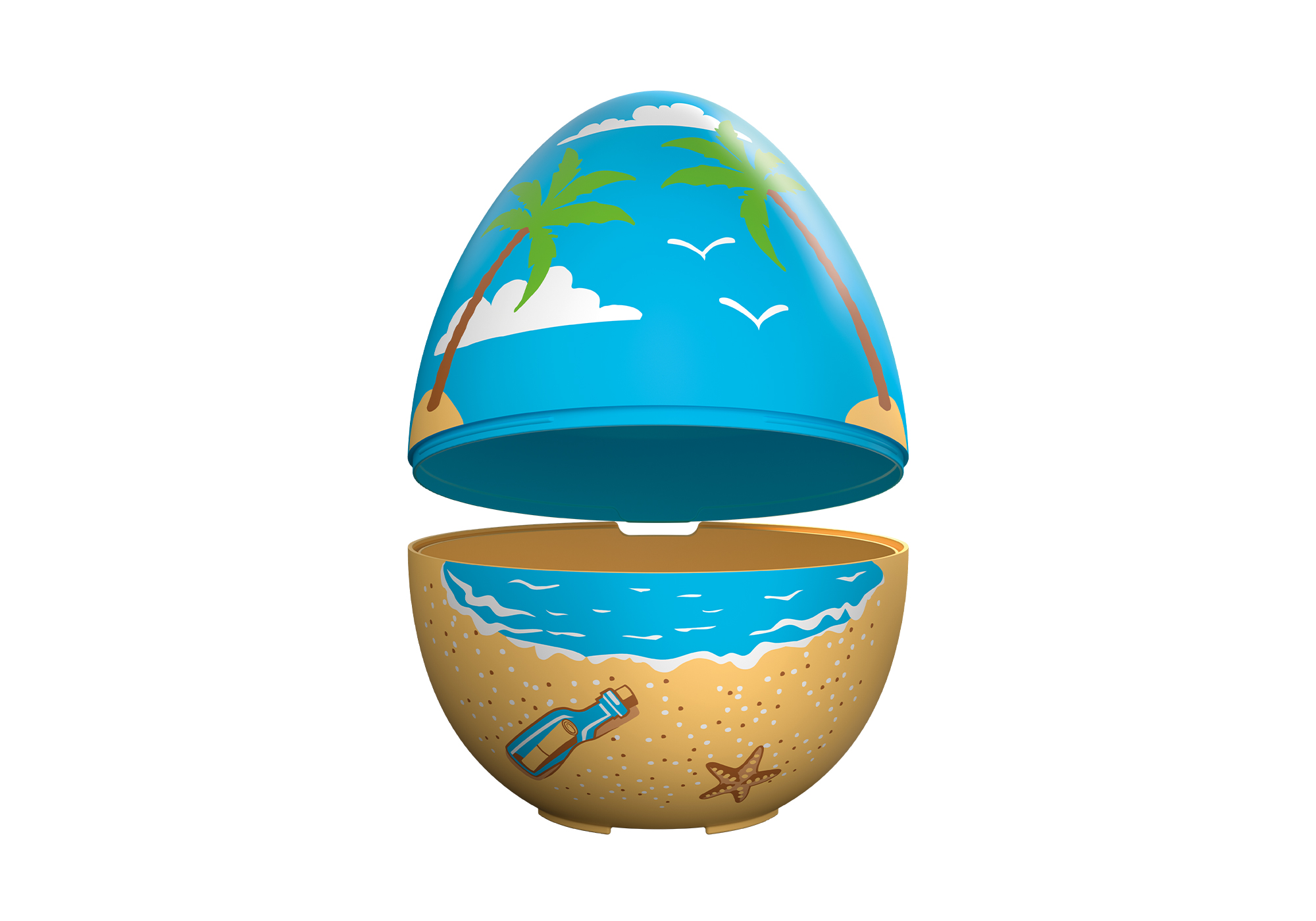Playmobil 72101 Play Egg: Beach Vacation ของเล่นบทบาทสมมติ ไข่ของเล่น เที่ยวทะเล - Image 5