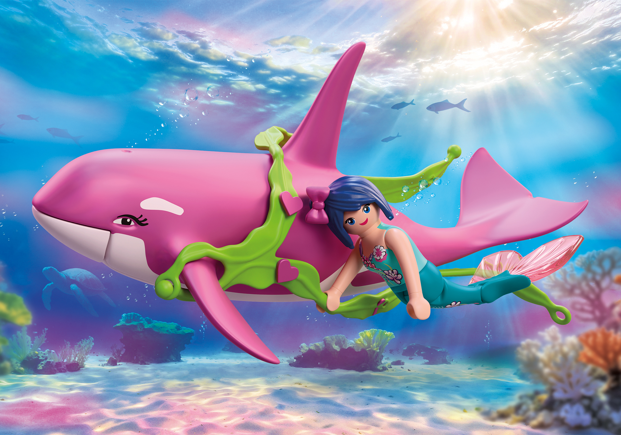Playmobil 72106 Orca with Mermaid ของเล่นบทบาทสมมติ เมอร์เมด นางเงือกกับวาฬออร์กา