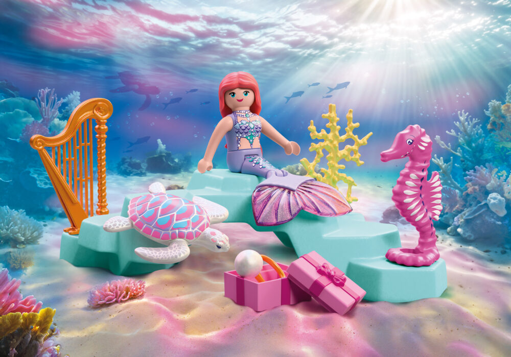 Playmobil 72107 Mermaid with Gift ของเล่นบทบาทสมมติ เมอร์เมด นางเงือกพร้อมของขวัญ