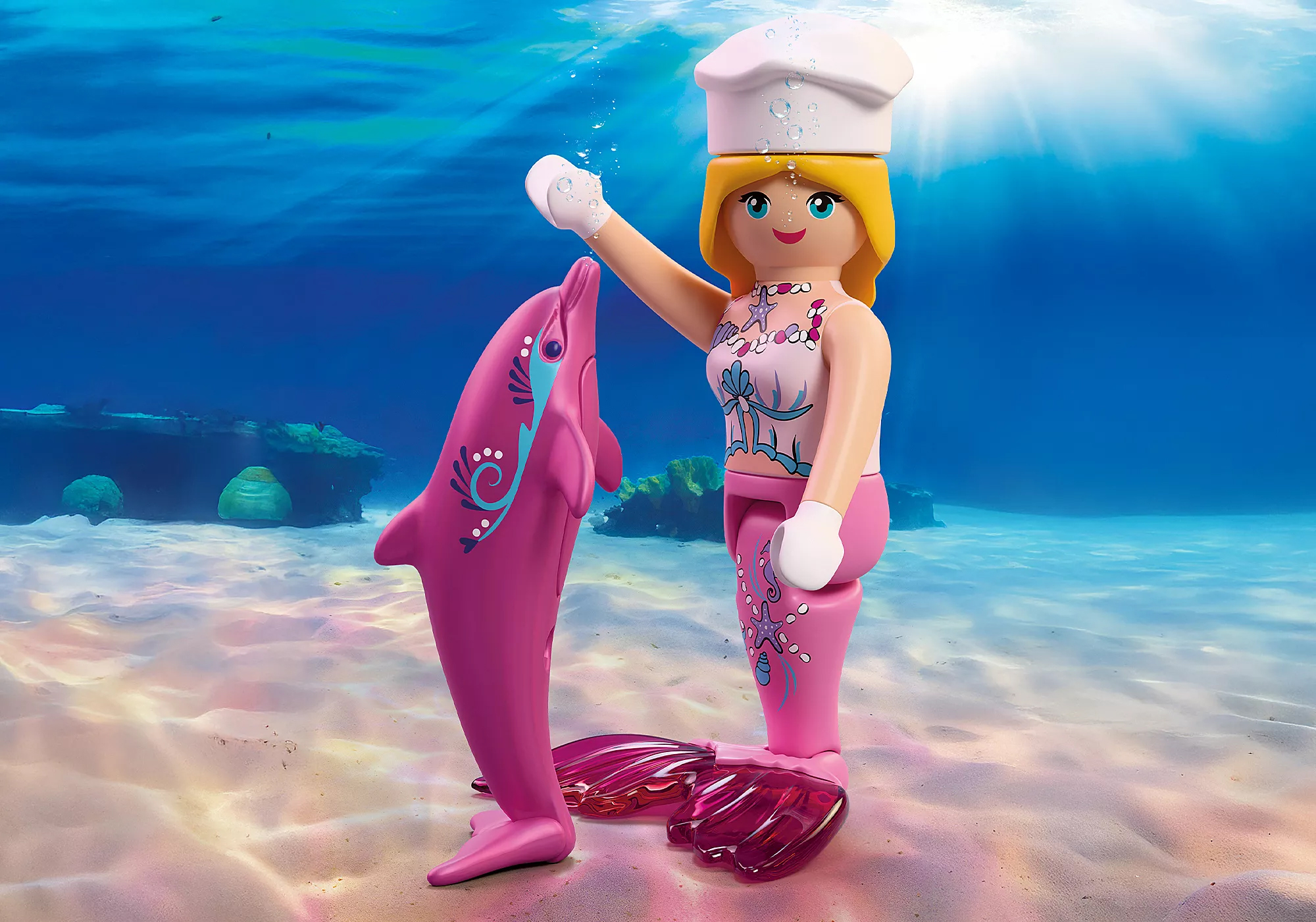 Playmobil 72108 Underwater Wedding Buffet ของเล่นบทบาทสมมติ เมอร์เมด บุฟเฟต์งานแต่งงานใต้ทะเล - Image 5