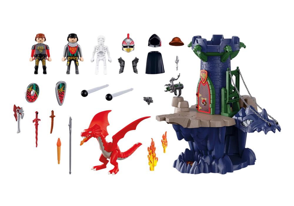 Playmobil 72113 Dragon Knights Tower ของเล่นบทบาทสมมติ อัศวิน หอคอยอัศวินมังกร - Image 2