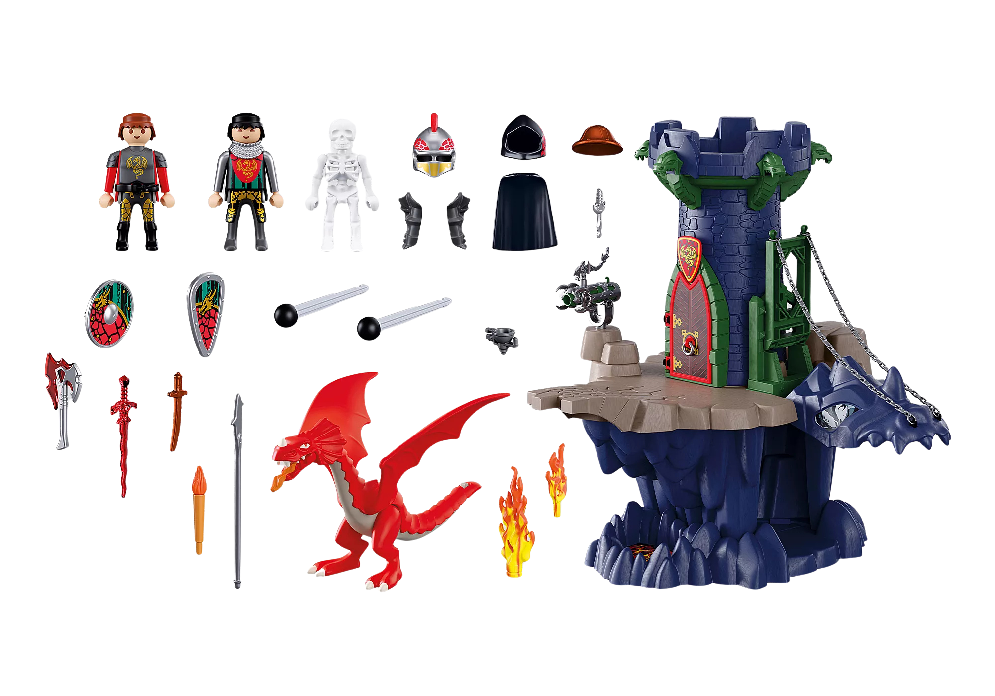 Playmobil 72113 Dragon Knights Tower ของเล่นบทบาทสมมติ อัศวิน หอคอยอัศวินมังกร - Image 2